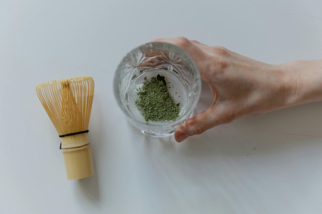Ilustrasi Masker Matcha (Pexel)